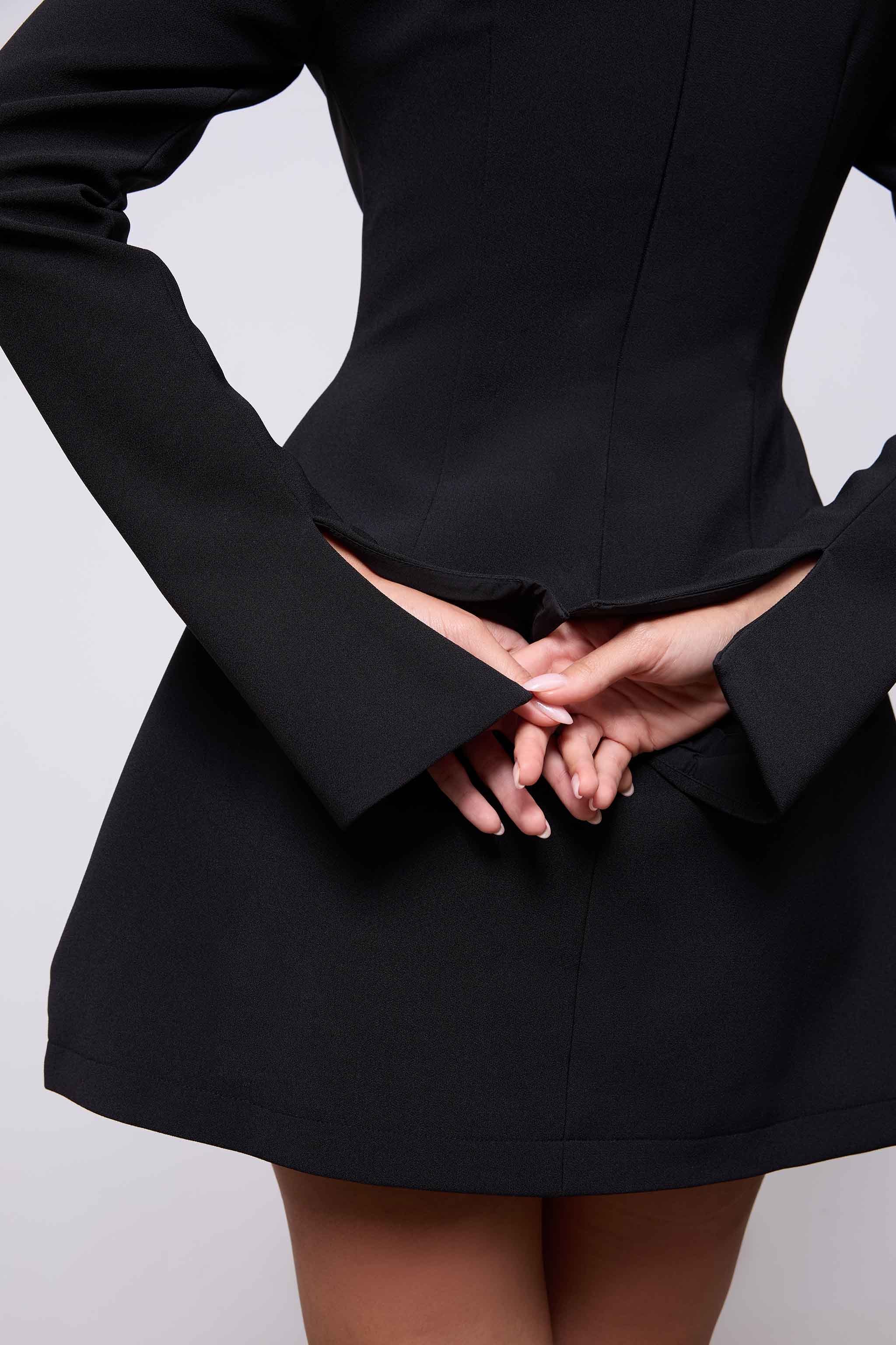 Split Sleeve Mini Dress