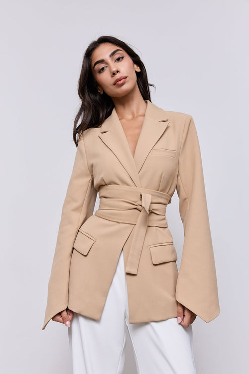Belted Blazer