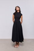 Cap Sleeve Midi Dress
