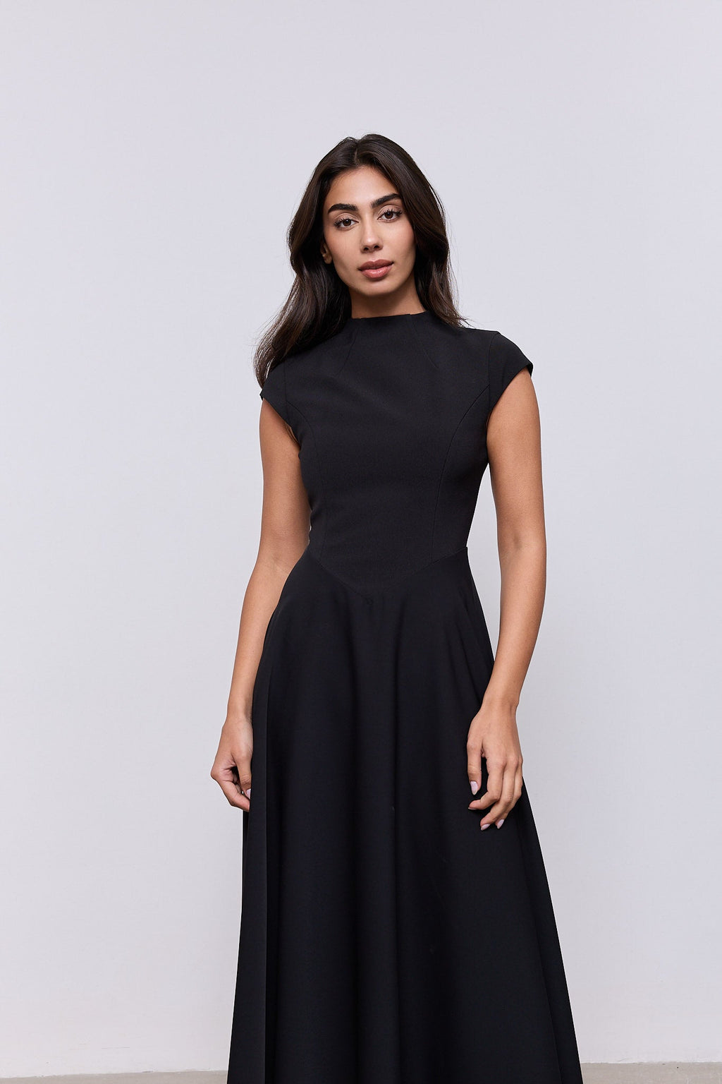 Cap Sleeve Midi Dress