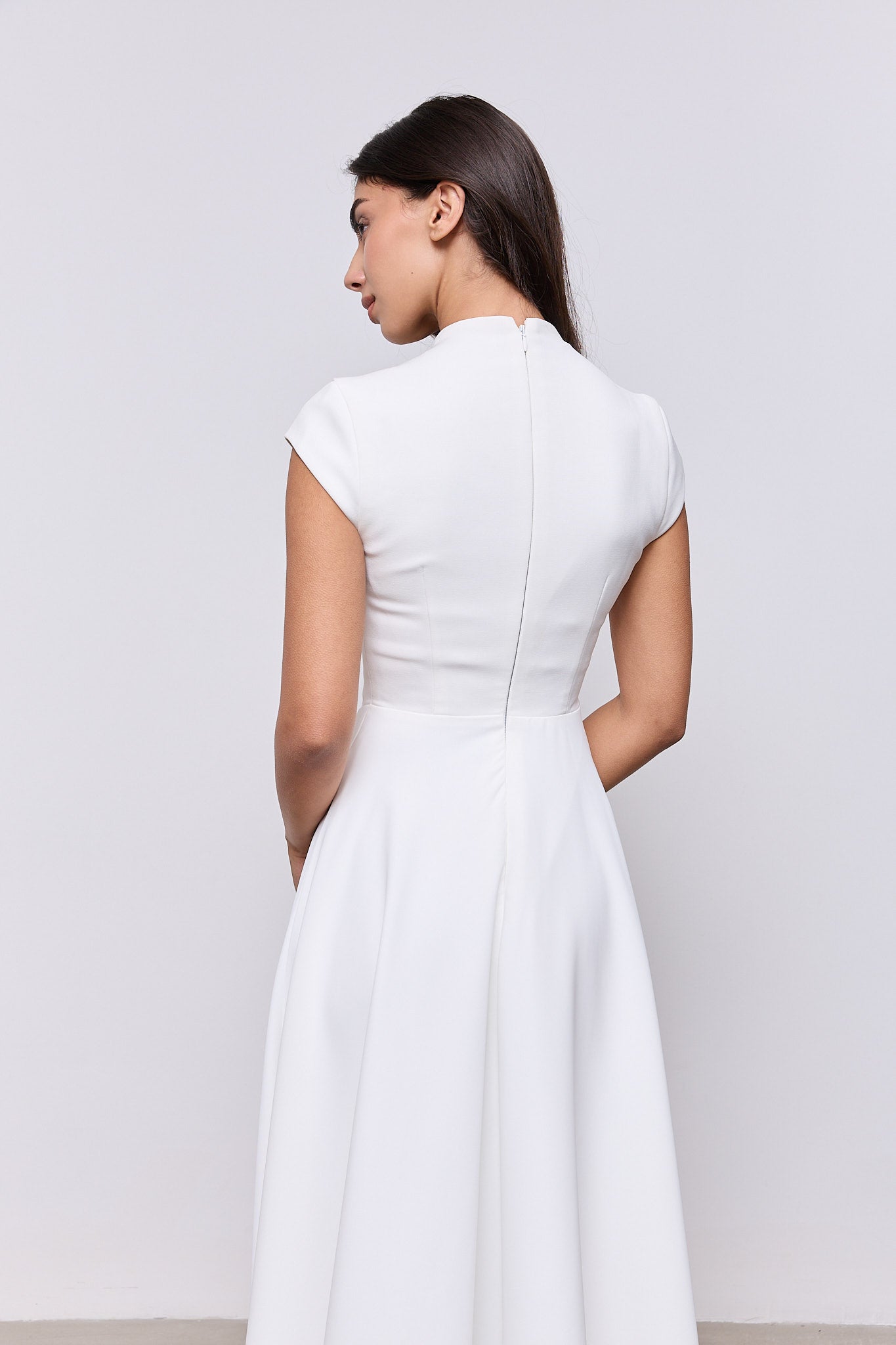 Cap Sleeve Midi Dress