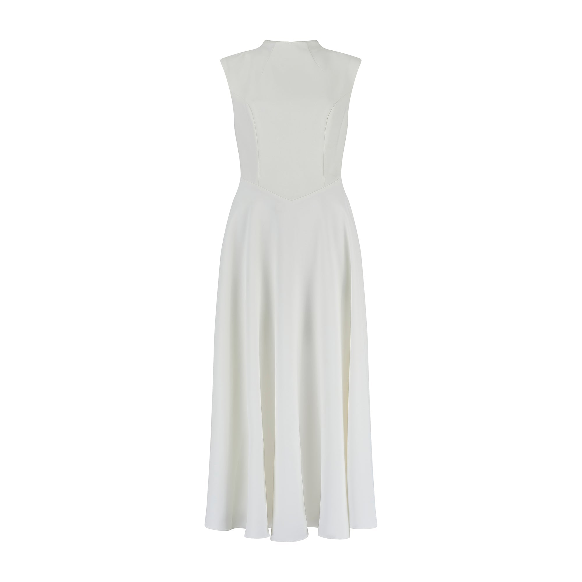 High Waist Midi Dress